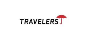 Priority Restoration Travelers Insurance logo with the iconic red umbrella symbol
