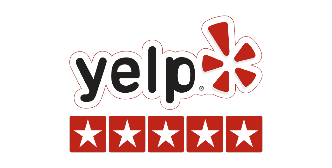 Priority Restoration Yelp 5‑star customer reviews badge