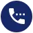 Priority Restoration Phone icon with dots, representing contact or call options on the home page.